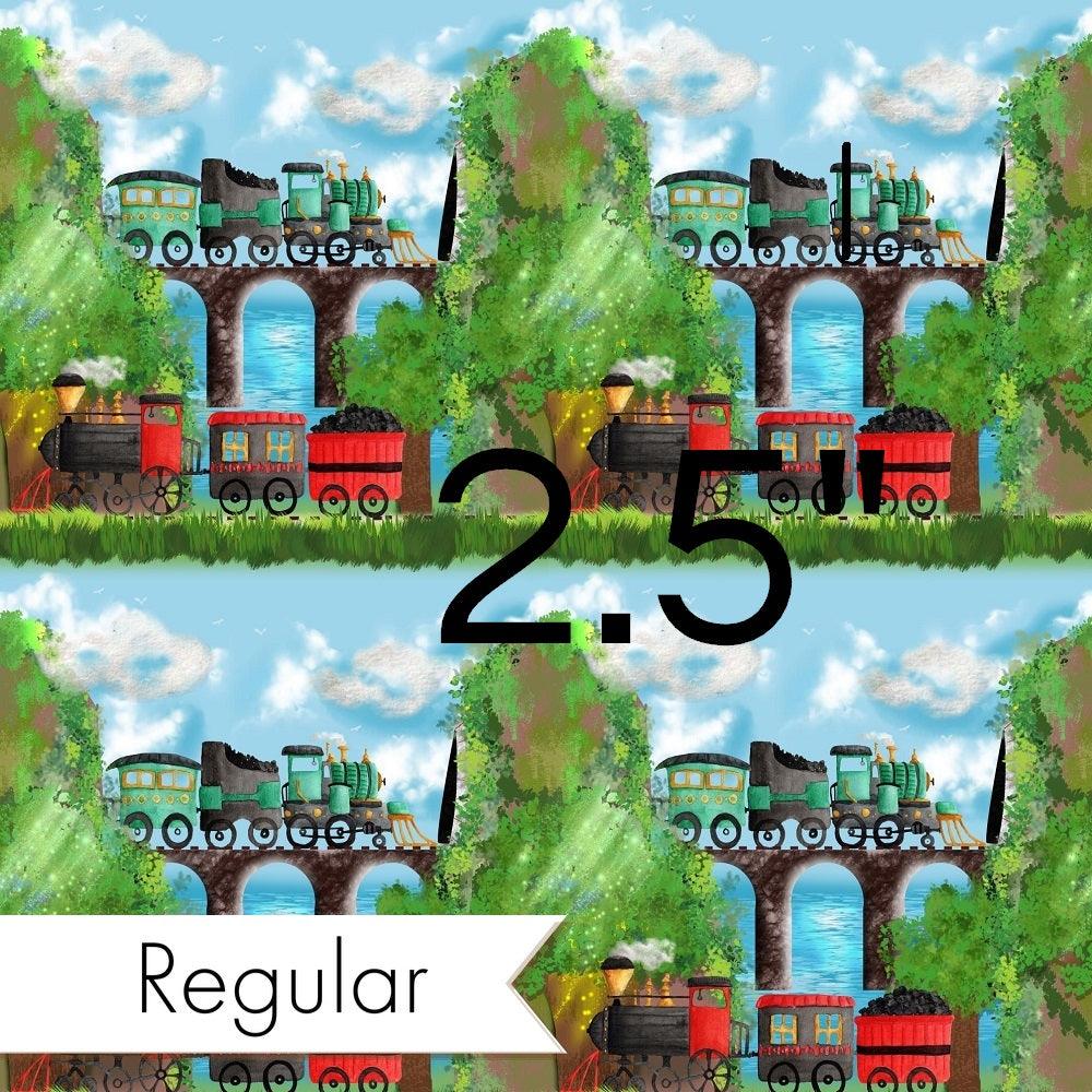 Design 251 Train Fabric – Australian custom printed fabric pre-order | Fabric by Missy Rose