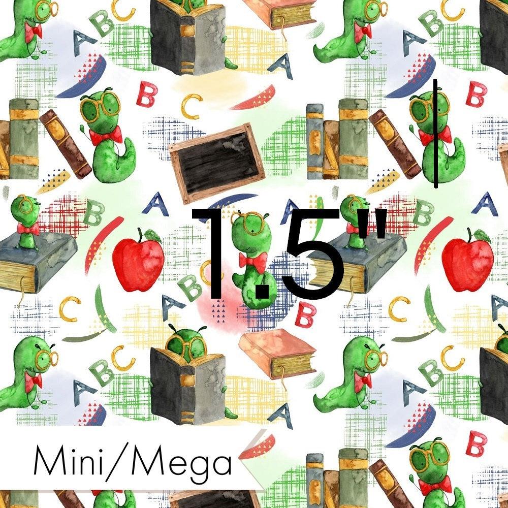 Design 252 Bookworm Fabric – custom printed pre-order fabric Australia | Fabric by Missy Rose