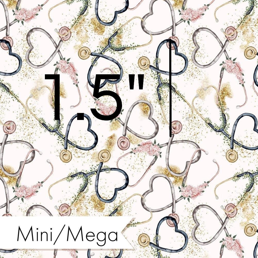 Design 257 Stethoscope Fabric – custom printed pre-order fabric Australia | Fabric by Missy Rose
