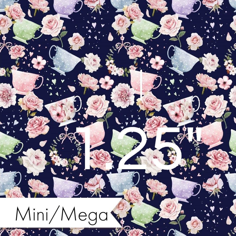 Design 262 Tea Party Fabric – custom printed pre-order fabric Australia | Fabric by Missy Rose