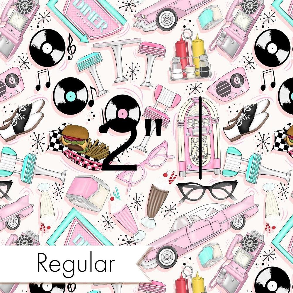 Design 265 Retro Diner Fabric – custom printed pre-order fabric Australia | Fabric by Missy Rose