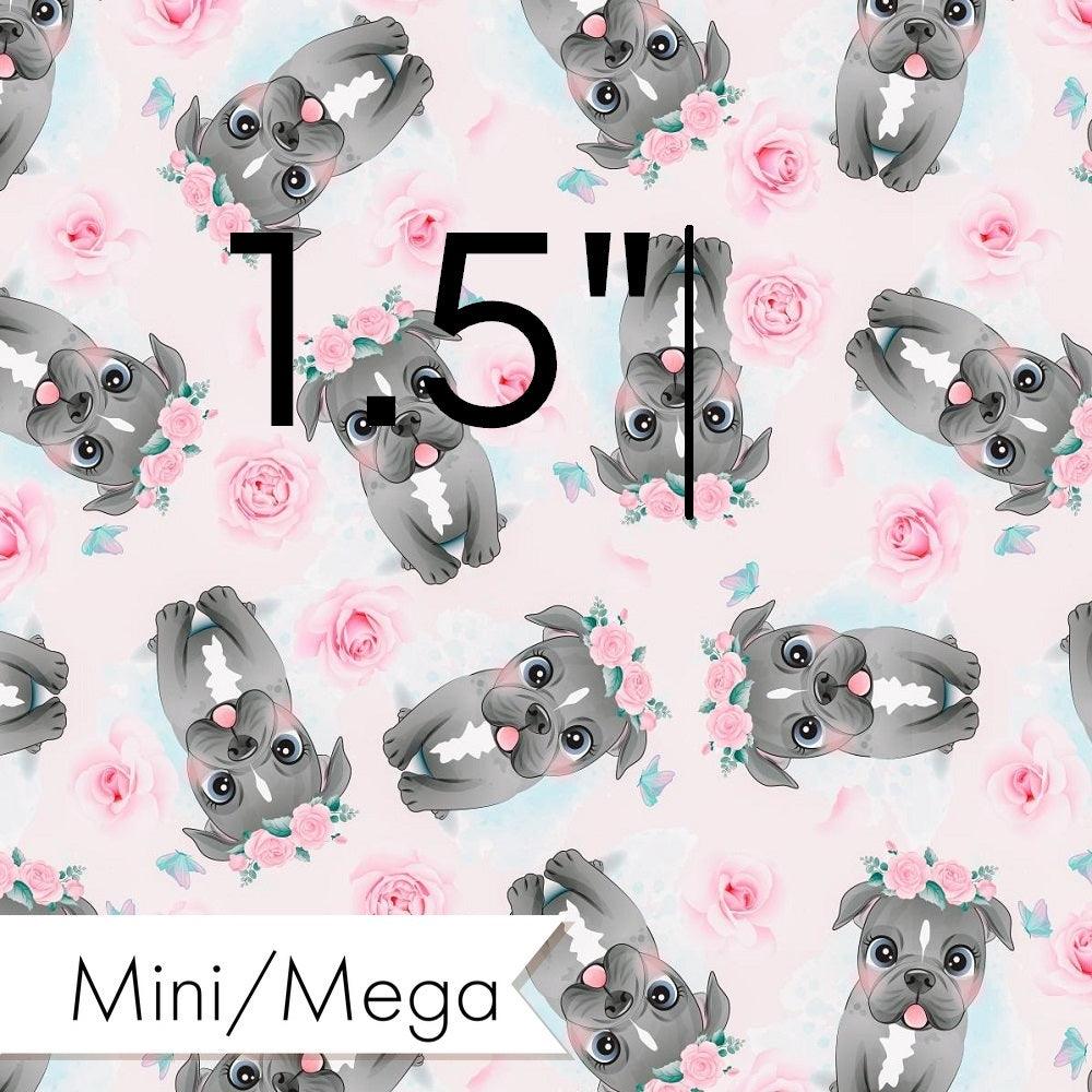 Design 267 Pink Dog Fabric – made-to-order custom fabric by the metre | Fabric by Missy Rose