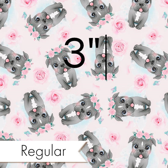 Design 267 - Pink Dog Fabric