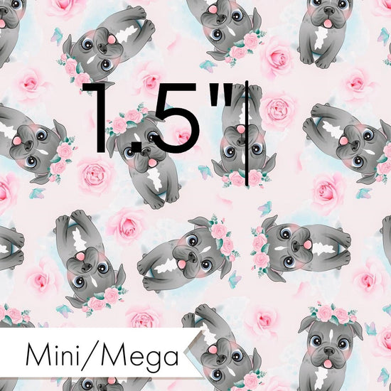 Design 267 - Pink Dog Fabric