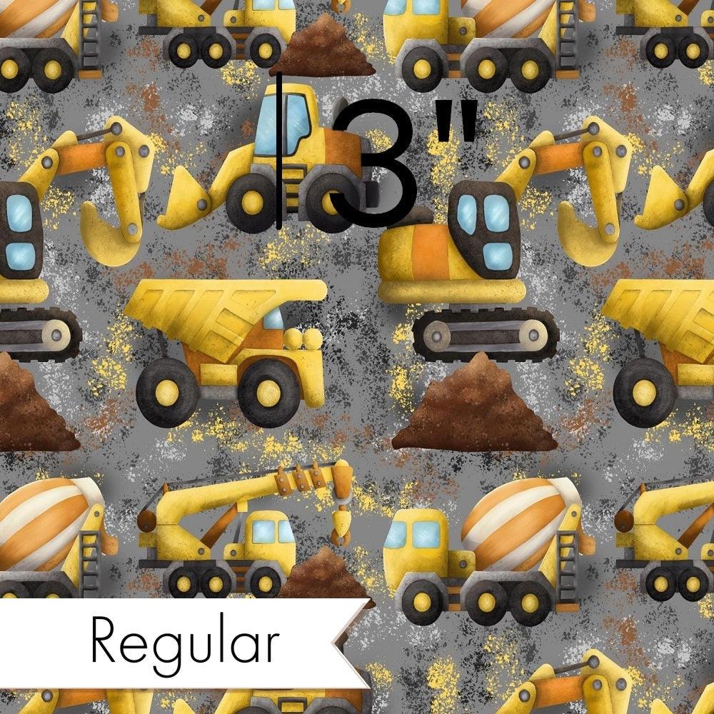 Design 271 Grey Construction Fabric – Australian custom printed fabric pre-order | Fabric by Missy Rose