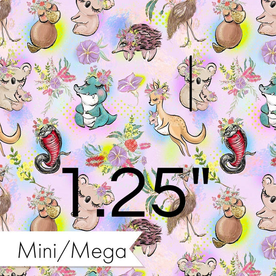 Design 273 - Cute Australian Animals Fabric