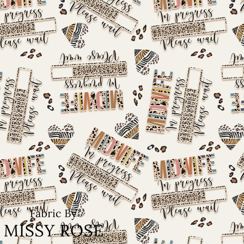 Design 275 Midwife Loading Fabric – premium custom printed fabric for sewing | Fabric by Missy Rose