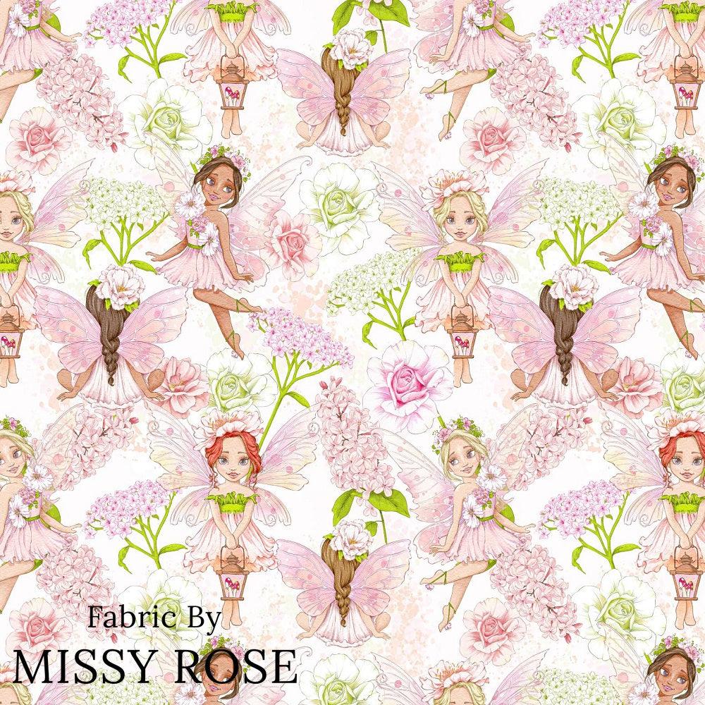 Design 276 Whimsical Fairy Fabric – custom printed pre-order fabric Australia | Fabric by Missy Rose