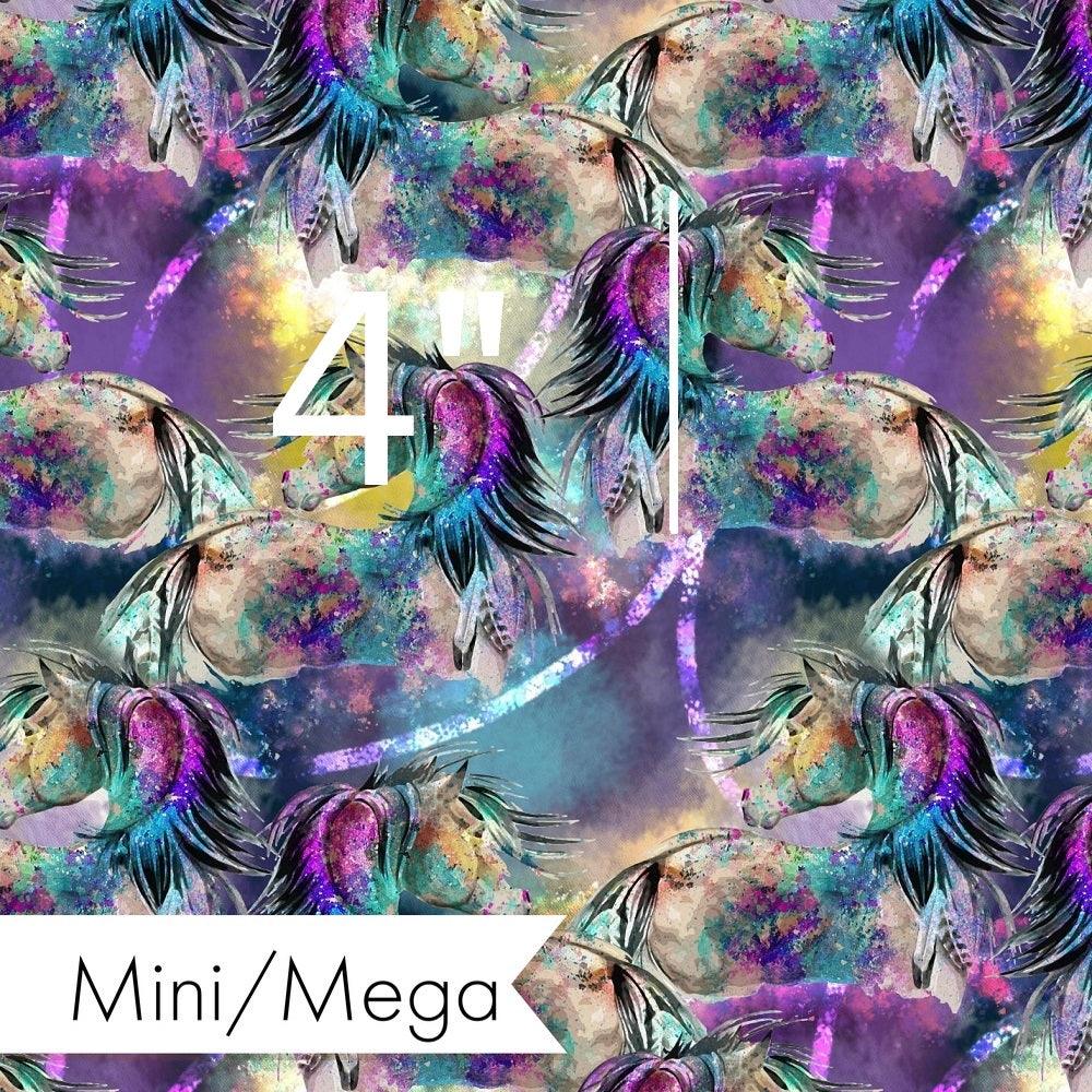 Design 277 Watercolour Horse Fabric – custom printed pre-order fabric Australia | Fabric by Missy Rose