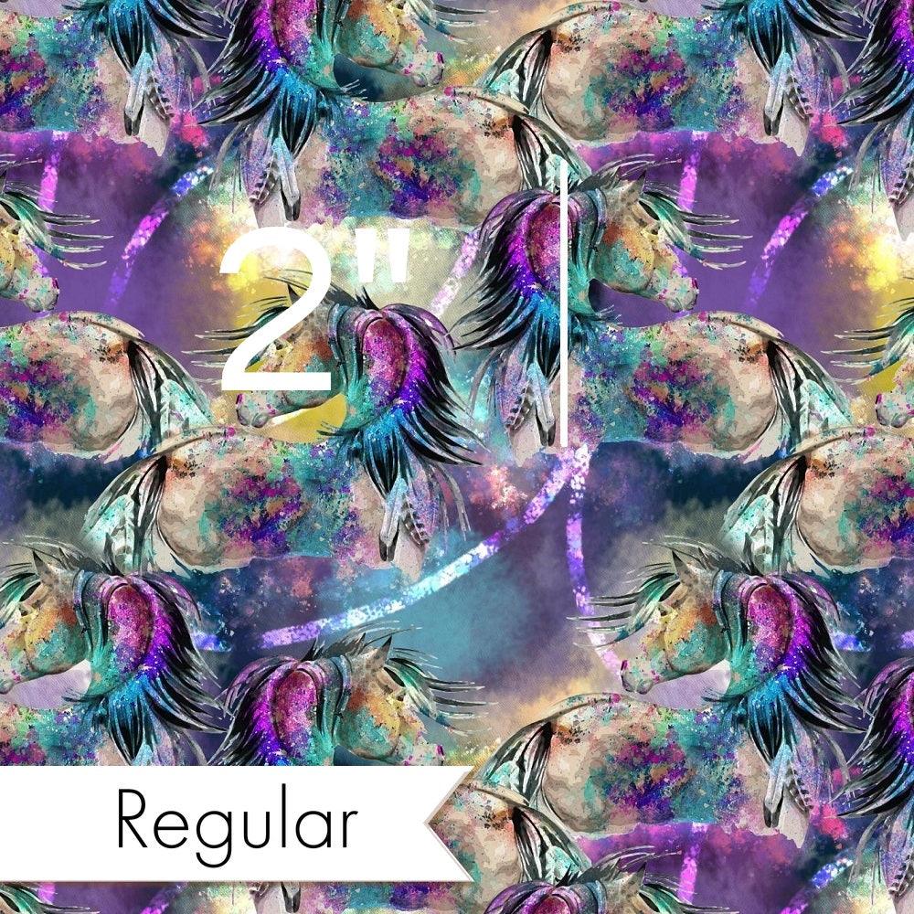 Design 277 Watercolour Horse Fabric – pre-order designer fabric Australia | Fabric by Missy Rose
