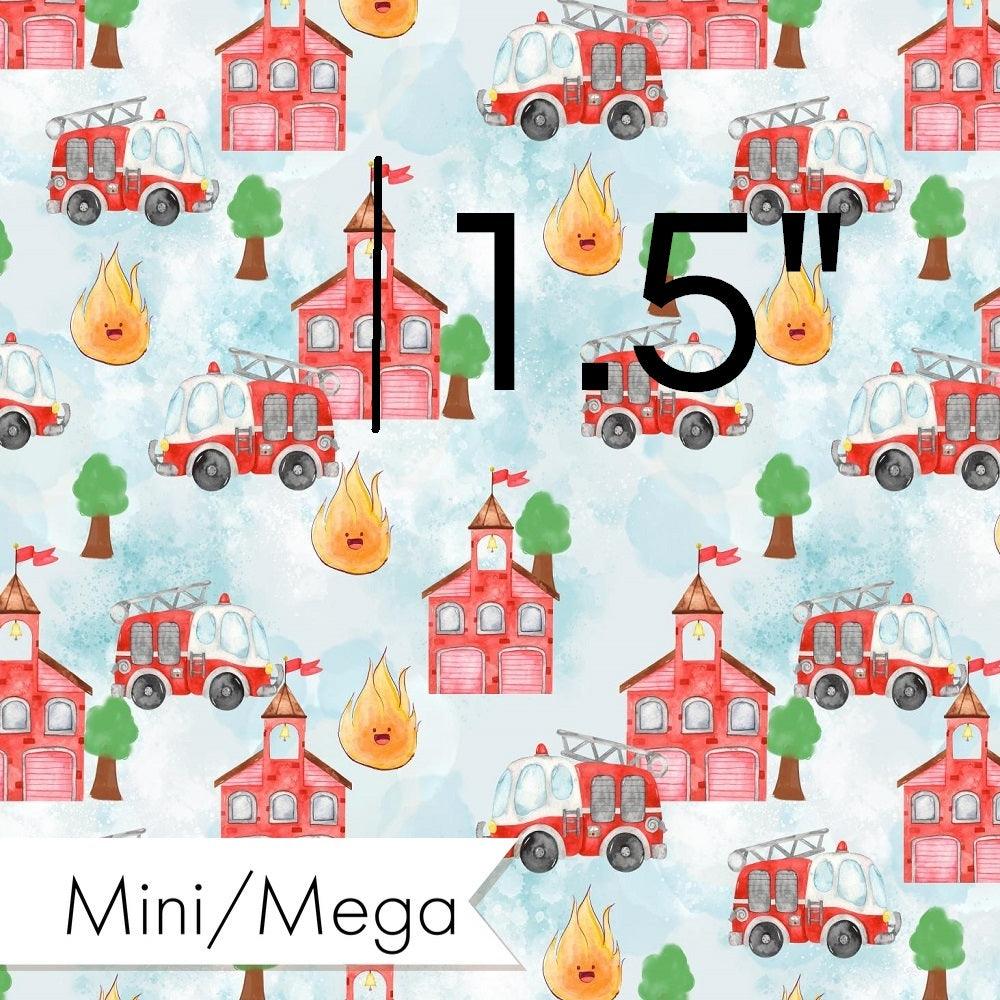 Design 278 Fire Fighter Fabric – pre-order designer fabric Australia | Fabric by Missy Rose