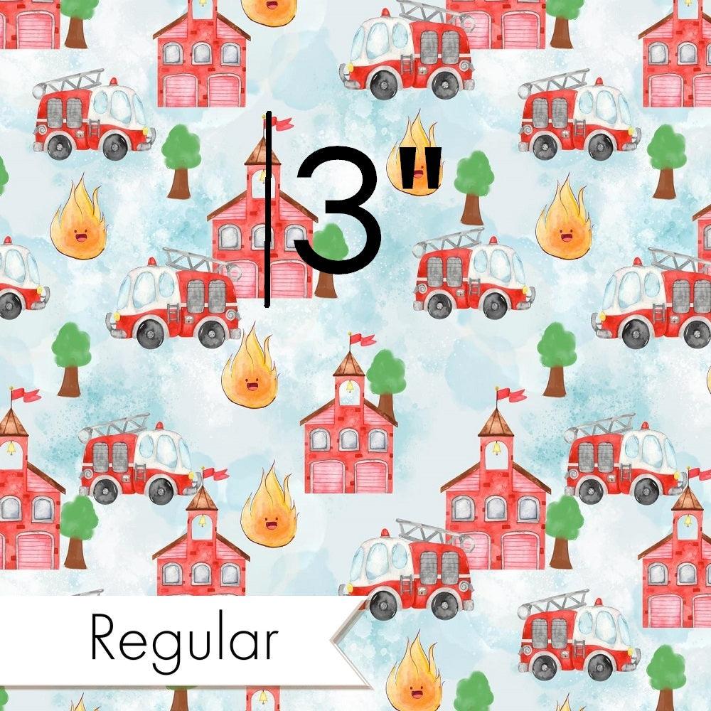 Design 278 Fire Fighter Fabric – premium custom printed fabric for sewing | Fabric by Missy Rose