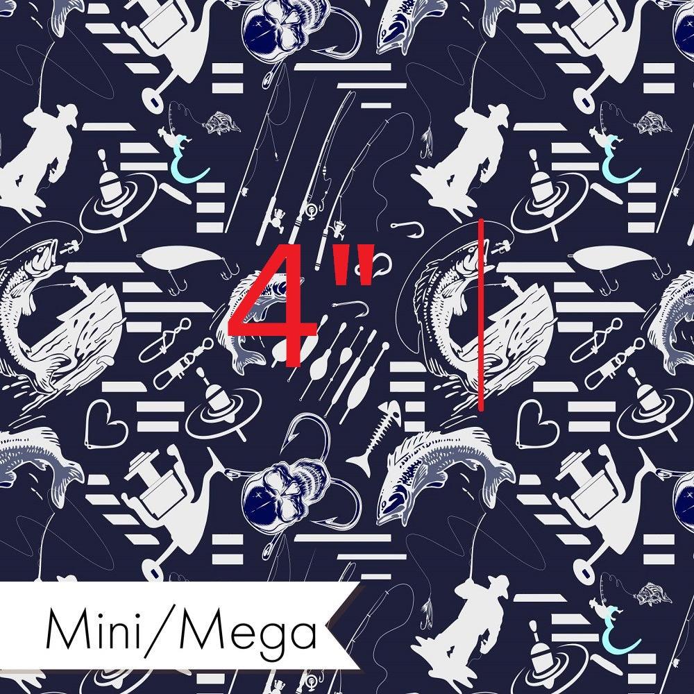 Design 279 Navy Fishing Fabric – premium custom printed fabric for sewing | Fabric by Missy Rose