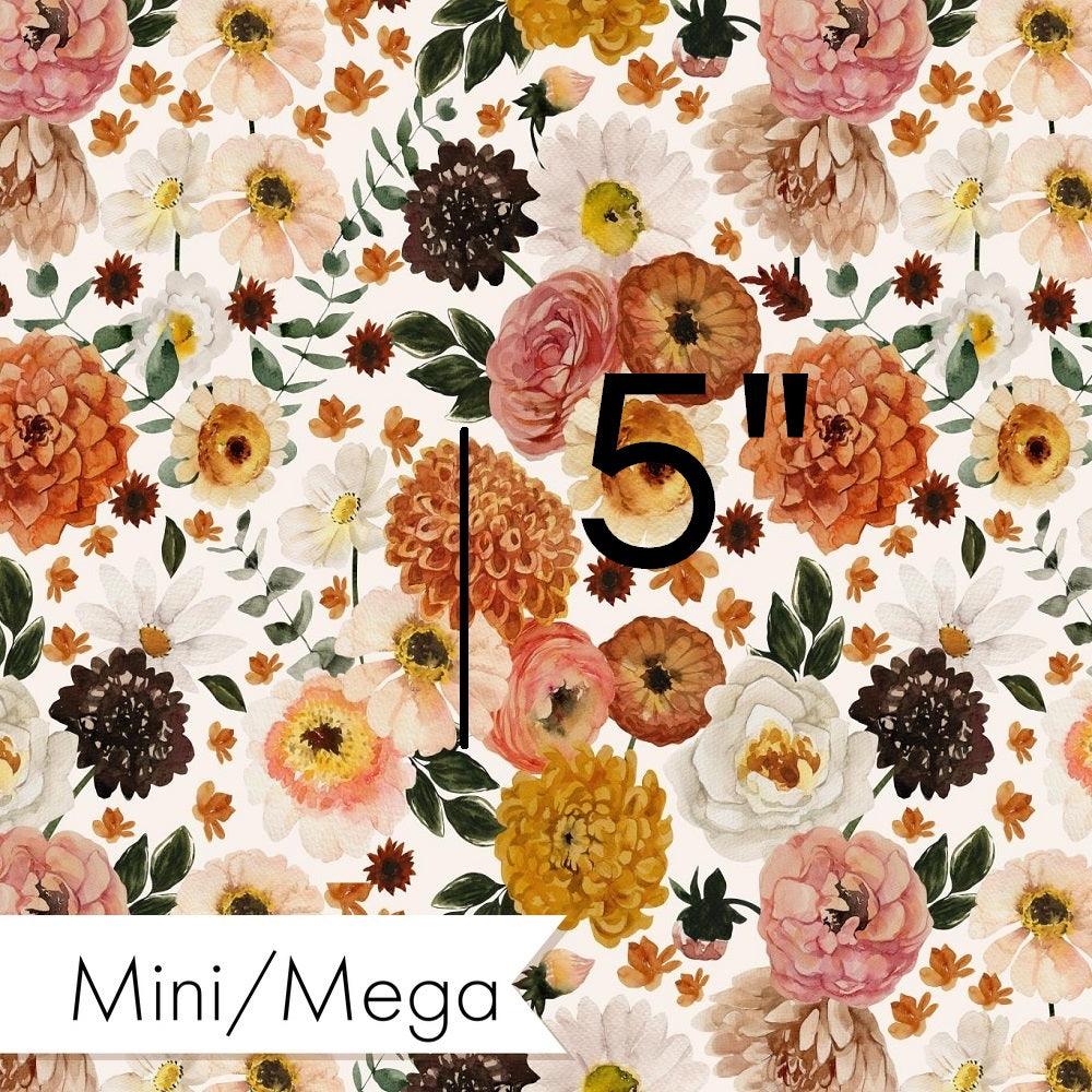 Design 280 Boho Floral Fabric – made-to-order custom fabric by the metre | Fabric by Missy Rose