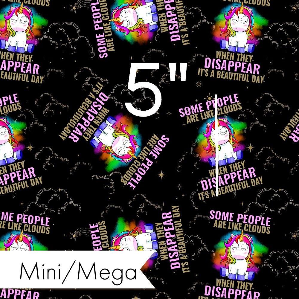 Design 282 Funny Unicorn Fabric – custom printed pre-order fabric Australia | Fabric by Missy Rose