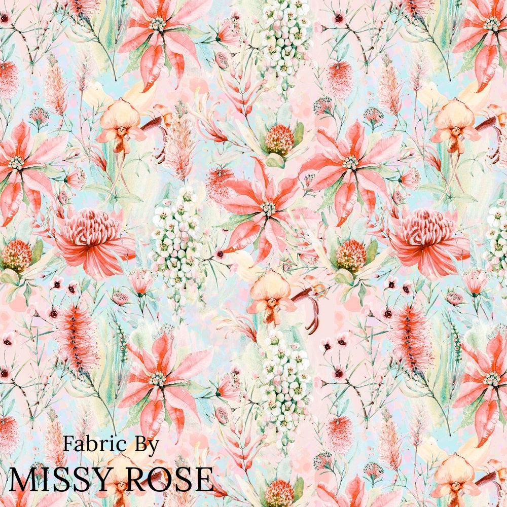 Design 283 Soft Floral Fabric – premium custom printed fabric for sewing | Fabric by Missy Rose