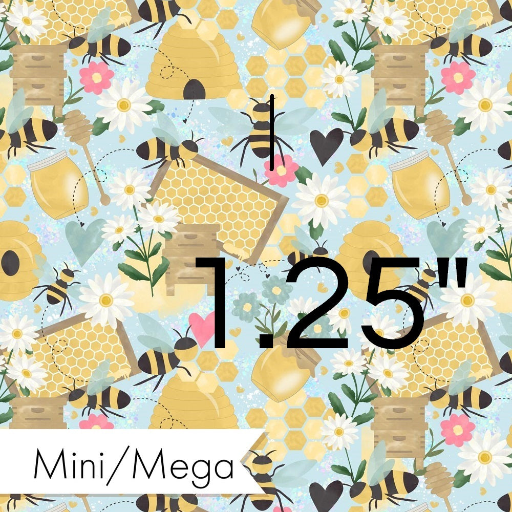 Design 284 - Blue Bee Fabric