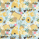 Design 284 - Blue Bee Fabric