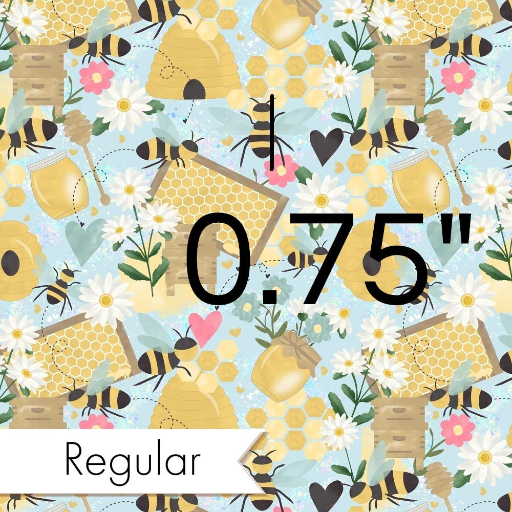 Design 284 - Blue Bee Fabric