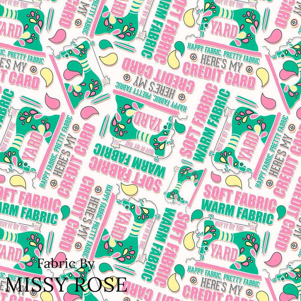 Design 286 Funny Sewing Fabric – custom printed pre-order fabric Australia | Fabric by Missy Rose