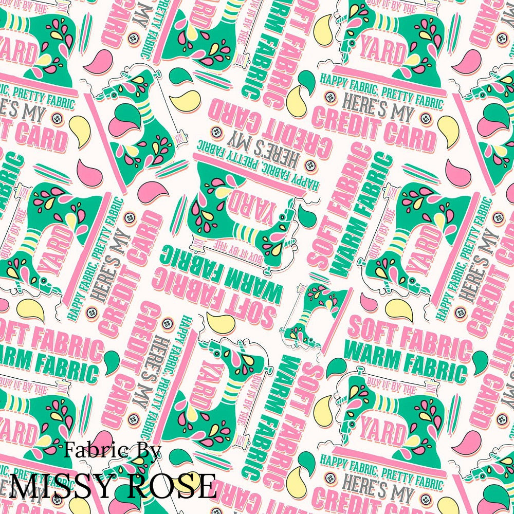 Design 286 - Funny Sewing Fabric