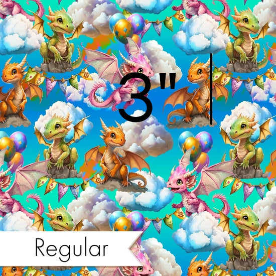 Design 287 - Cute Dragons Fabric