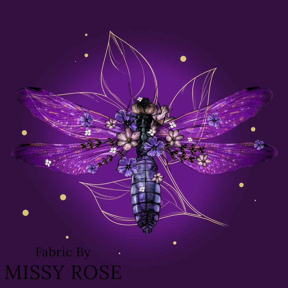 Design 291 Panel Fabric – premium custom printed fabric for sewing | Fabric by Missy Rose