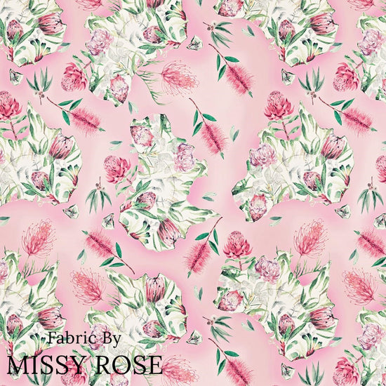 Design 294 - Floral Australia Fabric