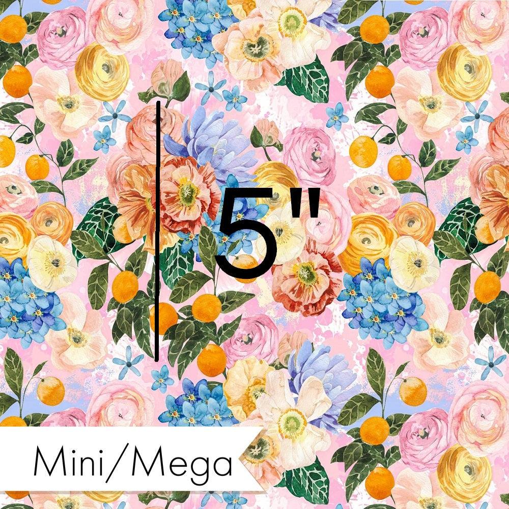 Design 295 Pretty Floral Fabric – made-to-order custom fabric by the metre | Fabric by Missy Rose
