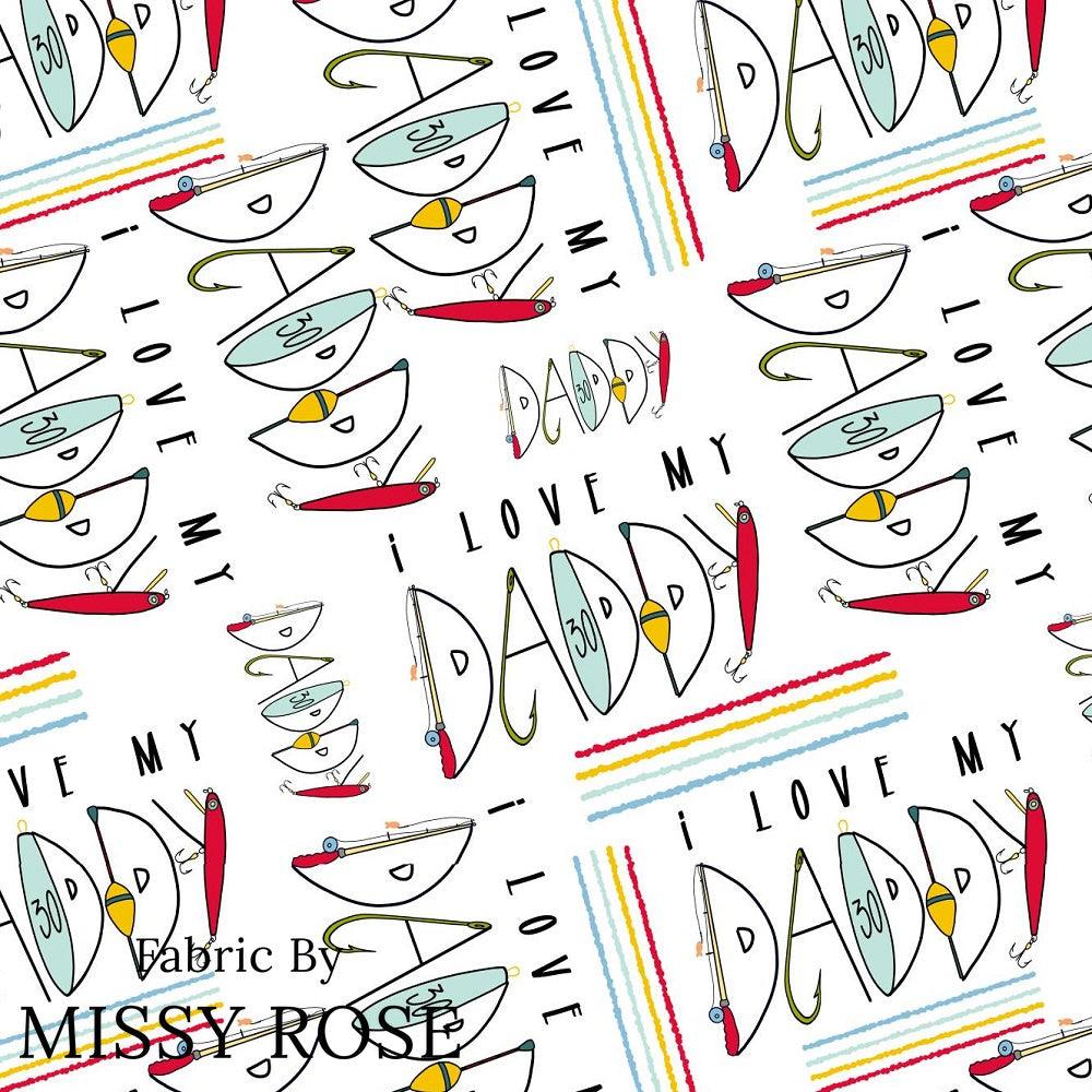 Design 302 Daddy Fabric – Australian custom printed fabric pre-order | Fabric by Missy Rose