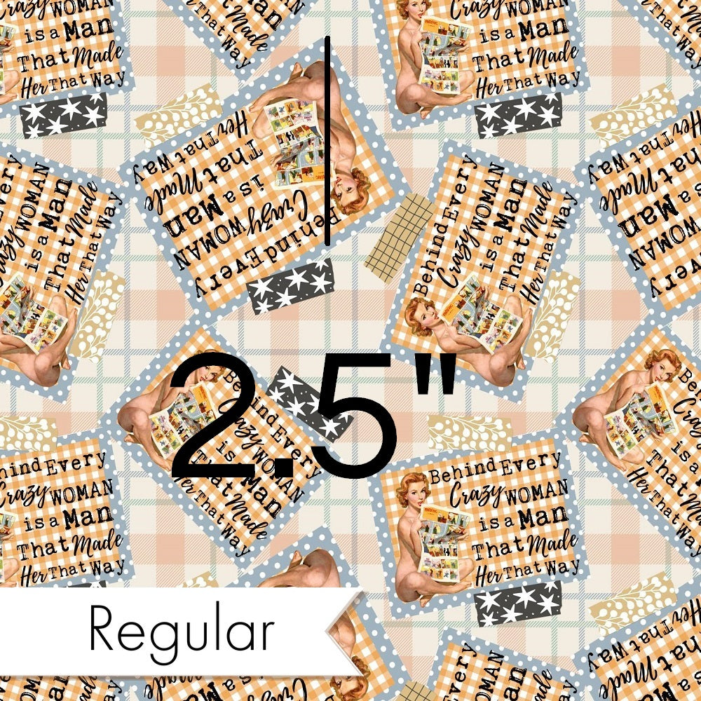 Design 303 - Crazy Man Fabric