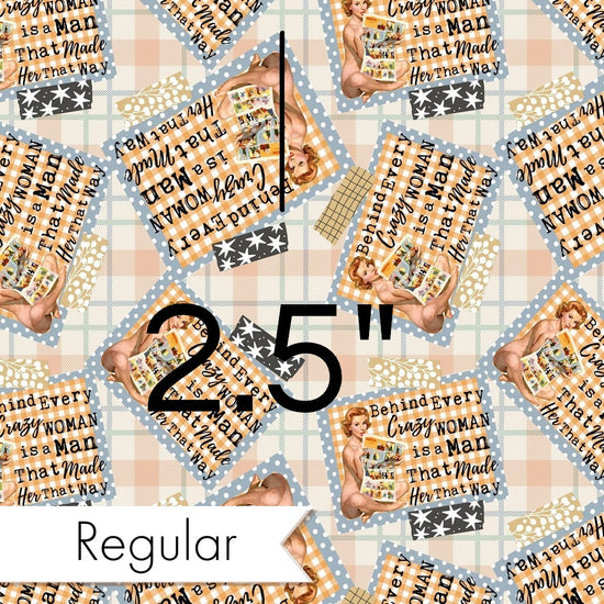 Design 303 - Crazy Man Fabric