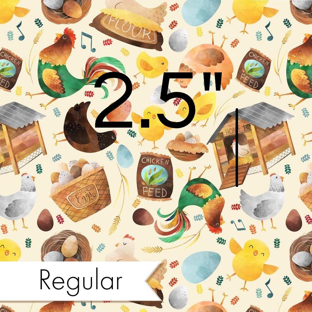 Design 305 Neutral Chicken Fabric – custom printed pre-order fabric Australia | Fabric by Missy Rose