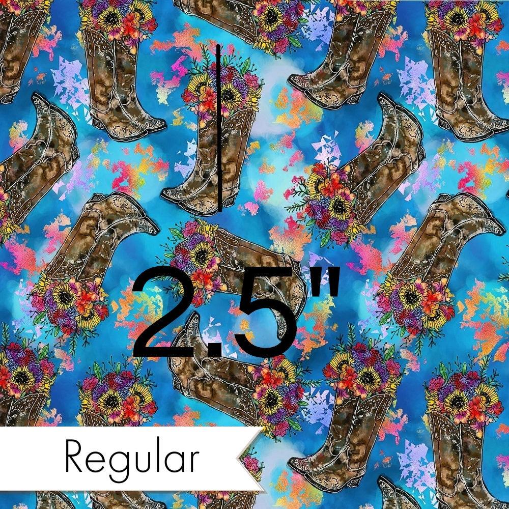Design 307 Floral Cowgirl Boots fabric – pre-order designer fabric Australia | Fabric by Missy Rose