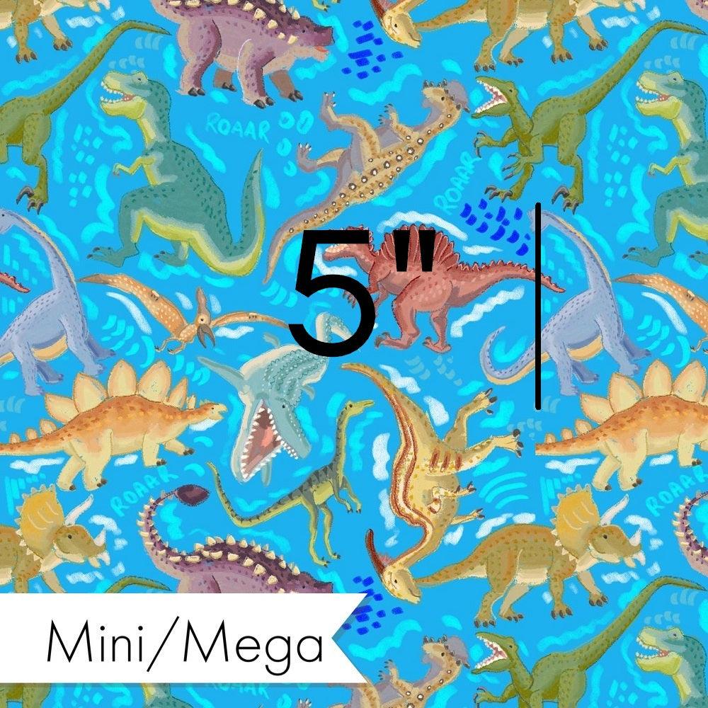 Design 311 Blue Dinosaur Fabric – pre-order designer fabric Australia | Fabric by Missy Rose