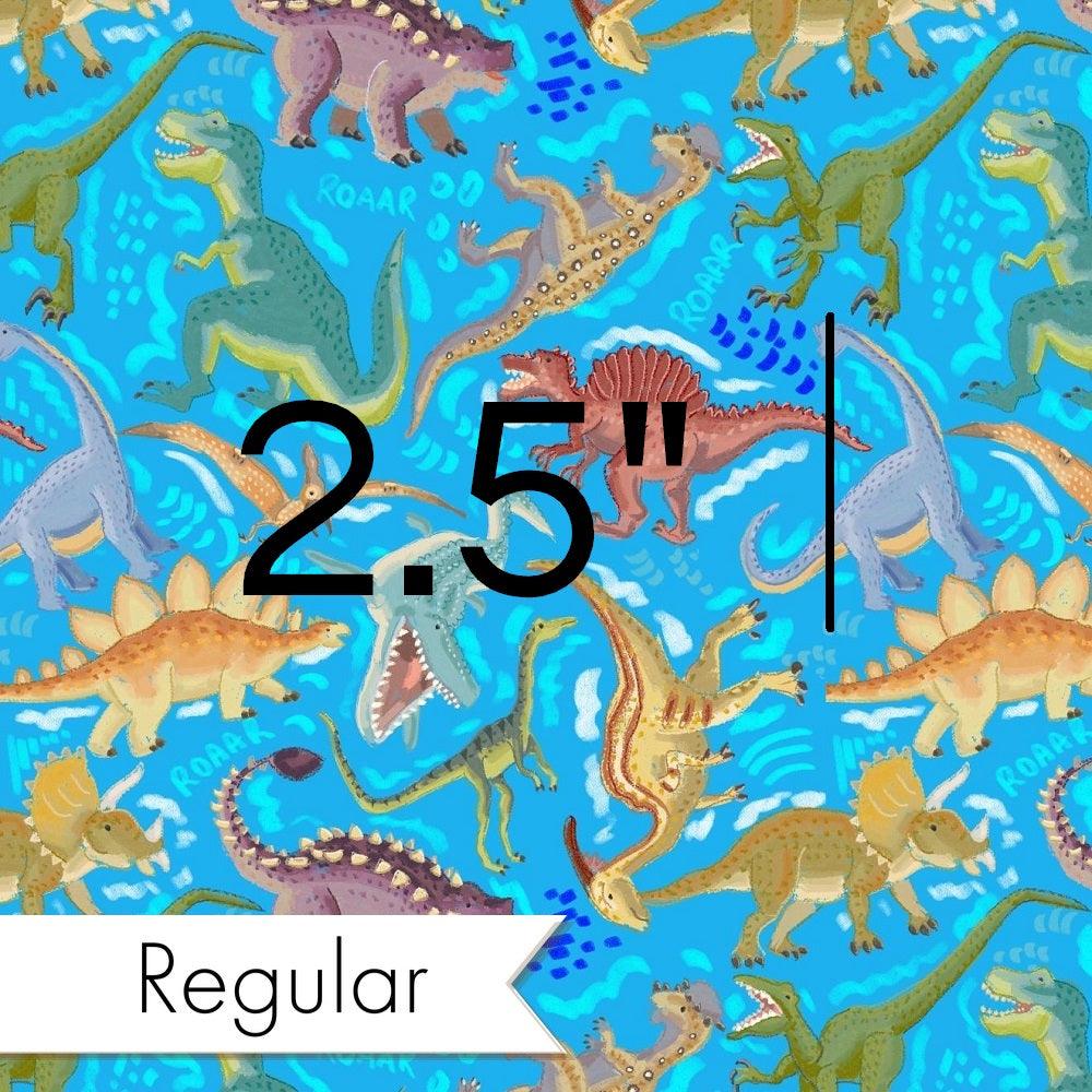 Design 311 Blue Dinosaur Fabric – premium custom printed fabric for sewing | Fabric by Missy Rose
