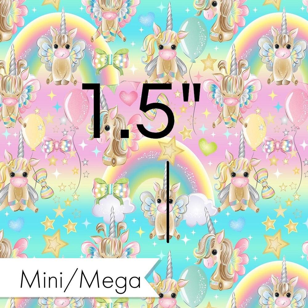 Design 312 Birthday Unicorn Fabric – made-to-order custom fabric by the metre | Fabric by Missy Rose
