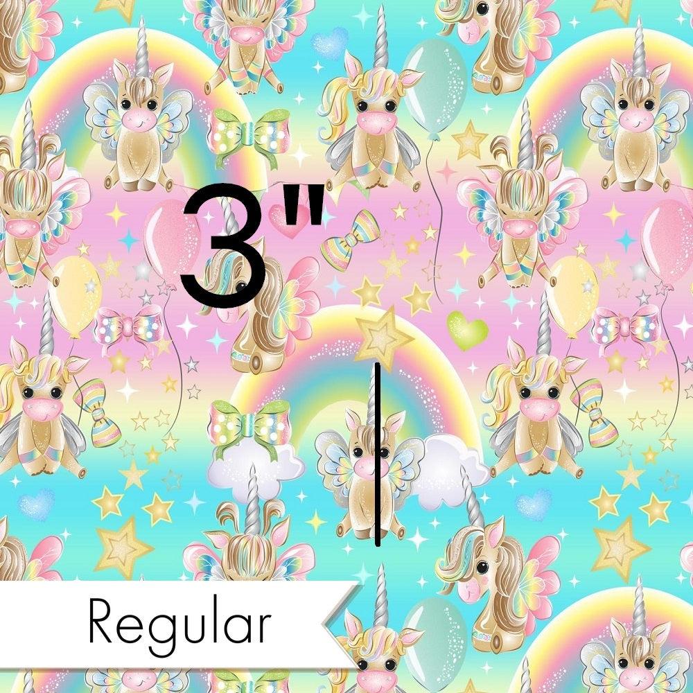 Design 312 Birthday Unicorn Fabric – custom printed pre-order fabric Australia | Fabric by Missy Rose