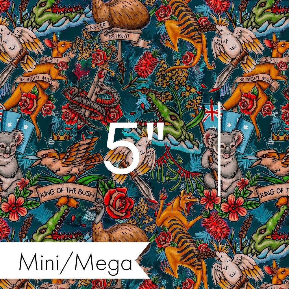 Design 313 Retro Australian Fabric – Australian custom printed fabric pre-order | Fabric by Missy Rose