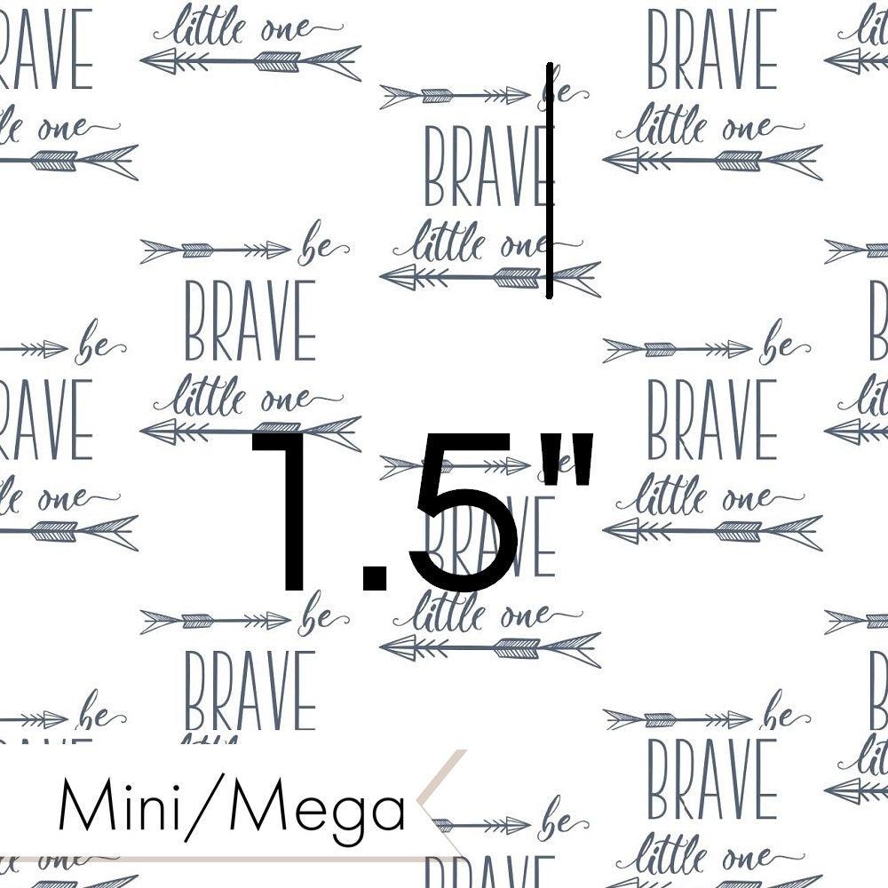Design 315 Be Brave Fabric – Australian custom printed fabric pre-order | Fabric by Missy Rose
