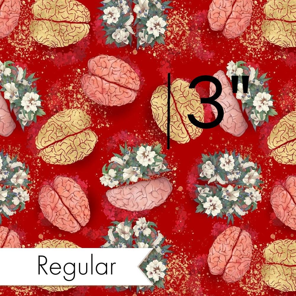 Design 316 Brain Fabric – premium custom printed fabric for sewing | Fabric by Missy Rose