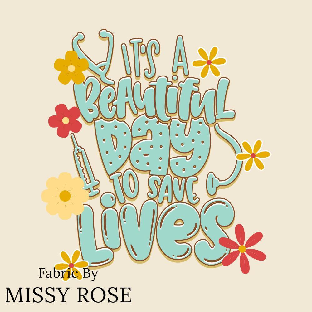 Design 317 Panel Fabric – custom printed pre-order fabric Australia | Fabric by Missy Rose