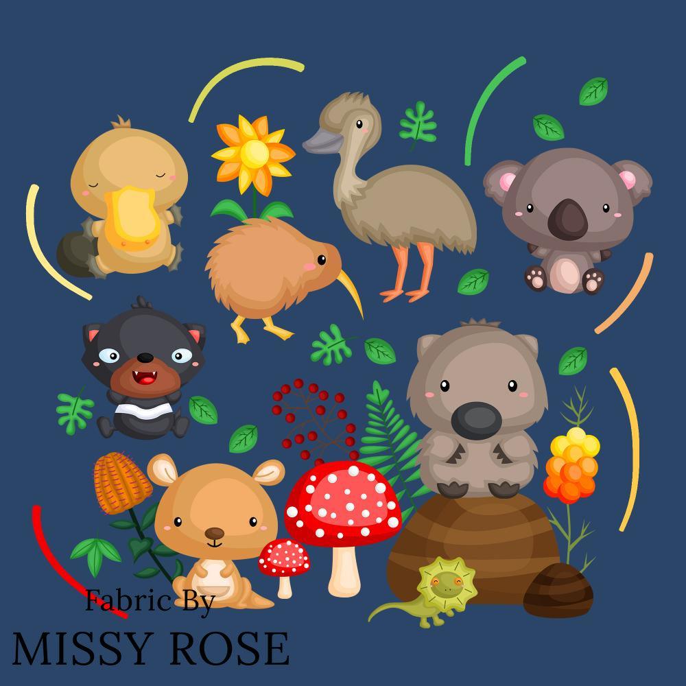 Design 320 Panel Fabric – made-to-order custom fabric by the metre | Fabric by Missy Rose