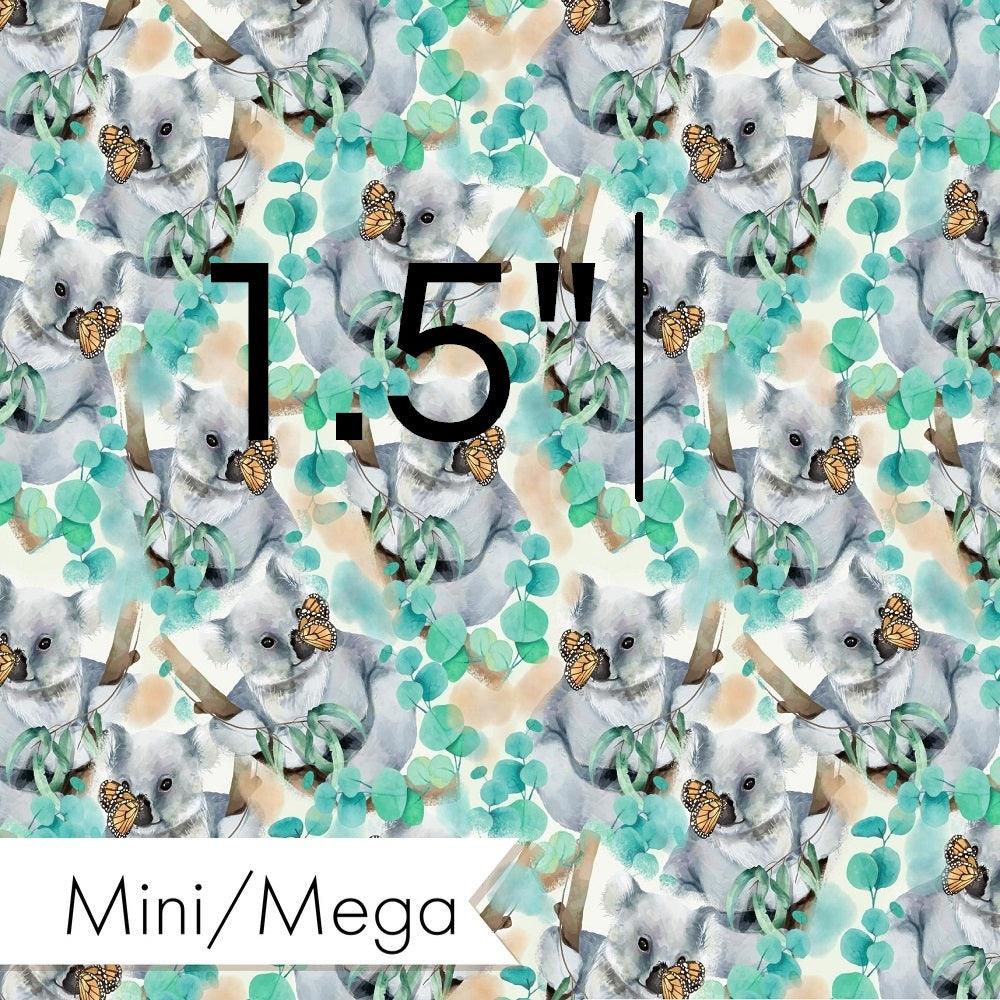 Design 323 Butterfly Koala Fabric – premium custom printed fabric for sewing | Fabric by Missy Rose