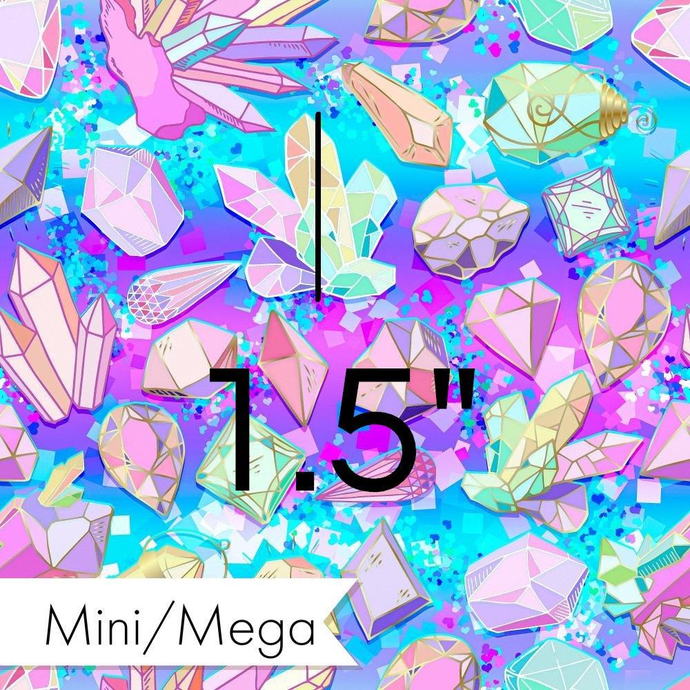 Design 327 Crystals Fabric – custom printed pre-order fabric Australia | Fabric by Missy Rose