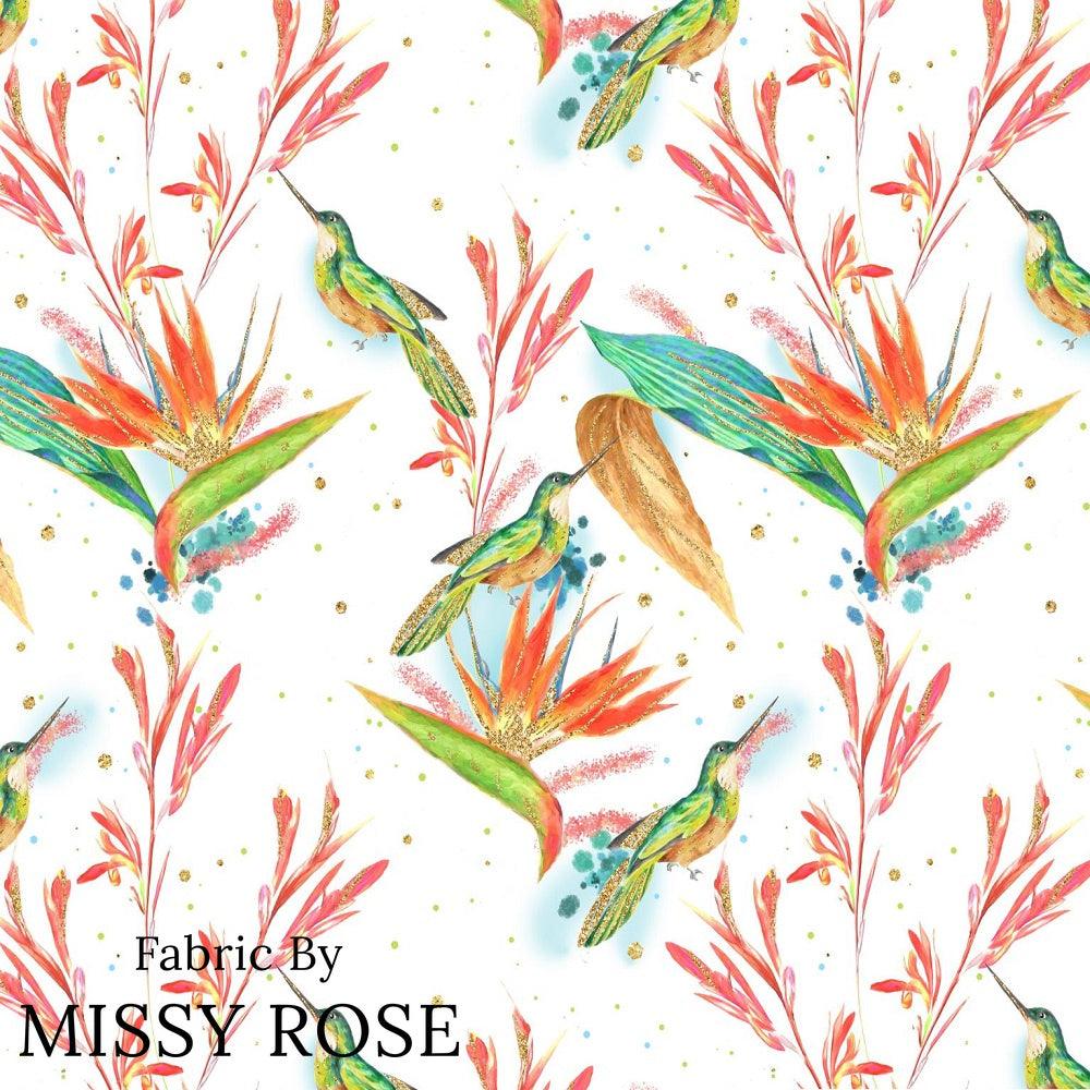 Design 328 Hummingbird Fabric – pre-order designer fabric Australia | Fabric by Missy Rose