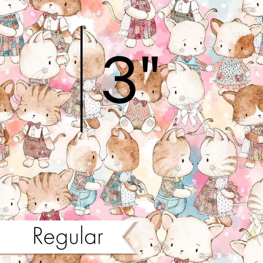 Design 329 - Cute Cats Fabric