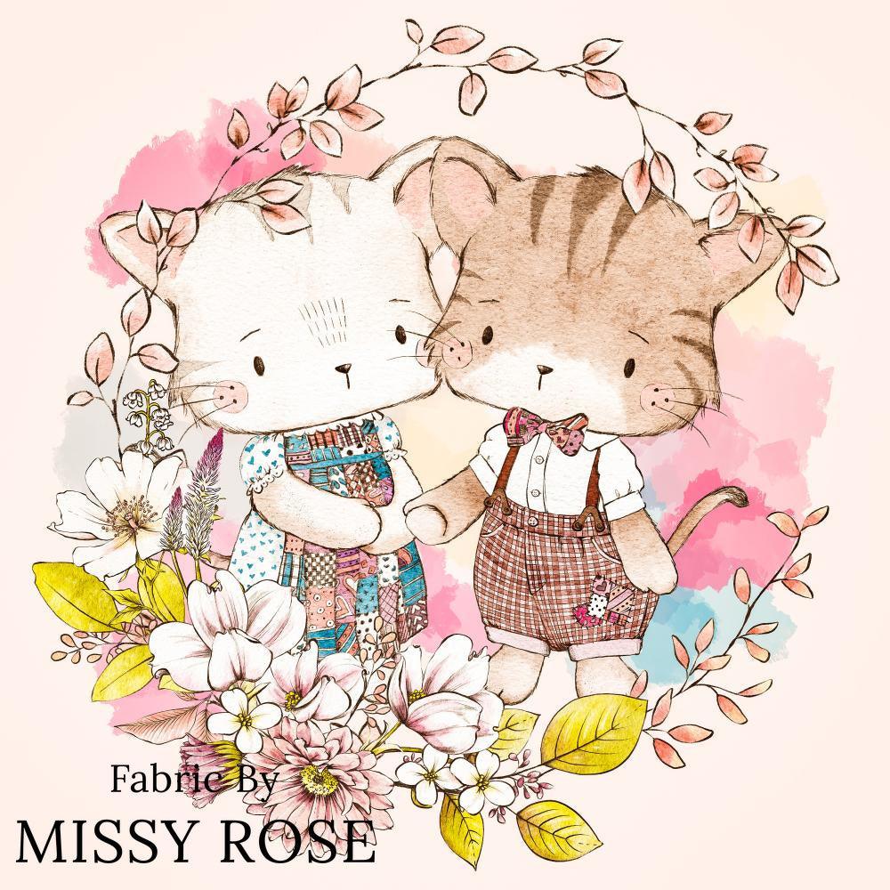 Design 329 Panel Fabric – custom printed pre-order fabric Australia | Fabric by Missy Rose