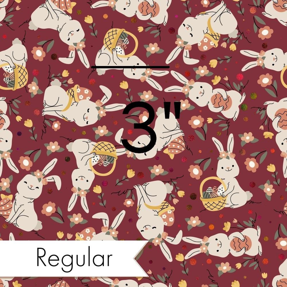 Design 330 Maroon Rabbit Fabric – pre-order designer fabric Australia | Fabric by Missy Rose
