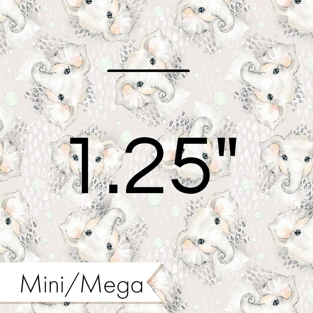 Design 331 Grey Elephant Fabric – custom printed pre-order fabric Australia | Fabric by Missy Rose
